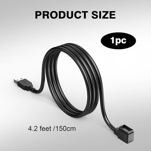 Electronic Derailleur Charging Cable Compatible with Shimano EW-EC300, 1.5M/5Ft Replacement Cord for 12-Speed Di2 Road, Charger Di2, Fast Charging & Data Sync for Ultegra R8170 R8150, Dura-Ace R9270 in Saudi Arabia
