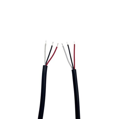 مجموعة كابل ضفيرة M6 3Pin مقاومة للماء للذكور والإناث (زوج واحد)، مثالية لإضاءة LED، والإلكترونيات الخارجية، والسيارات، ونقل طاقة/إشارة الدراجة المشتركة (25 سم + 25 سم) in Kuwait