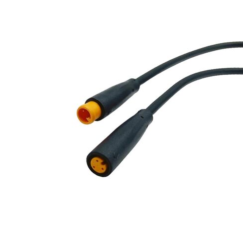 مجموعة كابل ضفيرة M6 3Pin مقاومة للماء للذكور والإناث (زوج واحد)، مثالية لإضاءة LED، والإلكترونيات الخارجية، والسيارات، ونقل طاقة/إشارة الدراجة المشتركة (25 سم + 25 سم) in Kuwait