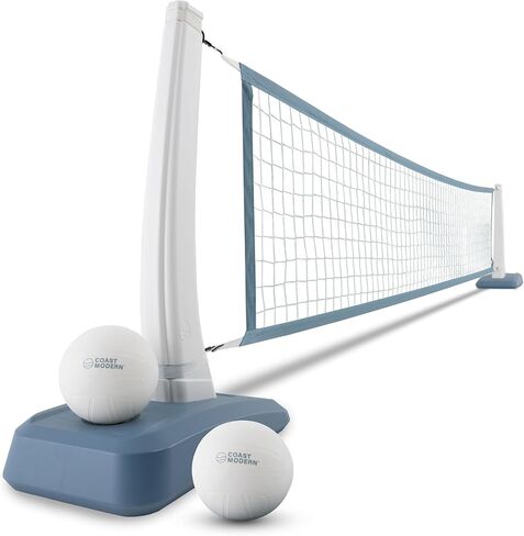 Coast Modern Pool Volleyball Net - Premium Volleyball Pool Game Set for Adults & Family - Accessories Included in Saudi Arabia