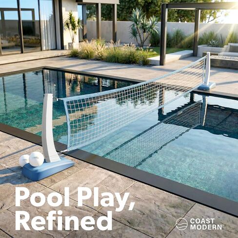 Coast Modern Pool Volleyball Net - Premium Volleyball Pool Game Set for Adults & Family - Accessories Included in Saudi Arabia
