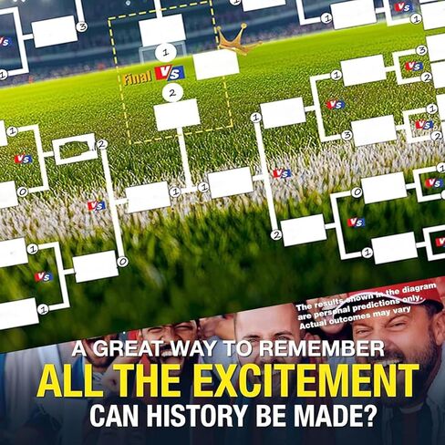 ملصق جدول كأس العالم لكرة القدم لعام 2026 وعرض مجموعة الجولة النهائية المكونة من 48 فريقًا، ملصق وظيفي 2 في 1، تركيبات مباريات كأس العالم بحجم 30.3 × 21.3 بوصة، هدايا رائعة لمحبي كرة القدم (مجموعة واحدة) in Saudi Arabia