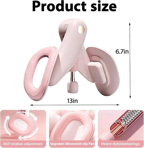 Thigh Trainer,Pelvic Floor Trainer Women,Upgraded Adjustable Resistance Kegel Trainer Ideal for Home/Gym Workouts,Body Sculpting,Yoga and Postpartum Recovery in Saudi Arabia