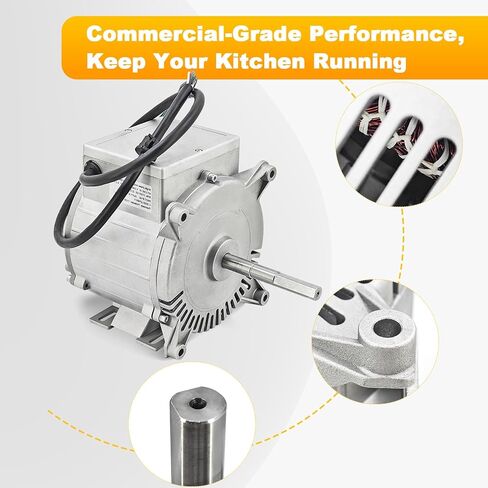 محرك منفاخ فرن 32244 مطور متوافق مع Mark V ZEPHIRE BDO-100-E SHO-100 DFG-100 DFG-200 RE-42 RE-44 EF 1/2 HP 2 سرعة 1710/1120 دورة في الدقيقة 208-240 فولت 1P in Kuwait