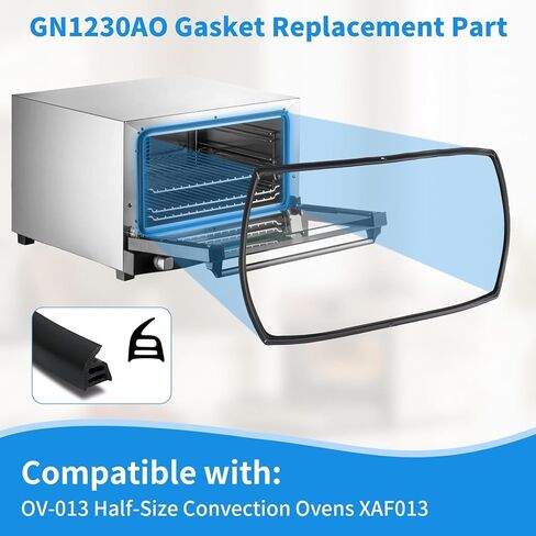 for Cadco GN1230AO Door Gasket for OV-013 Half-Size Convection Oven XAF013 Door Seal Gasket Replacement Part in Kuwait