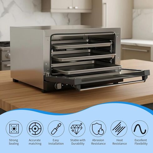 for Cadco GN1230AO Door Gasket for OV-013 Half-Size Convection Oven XAF013 Door Seal Gasket Replacement Part in Kuwait