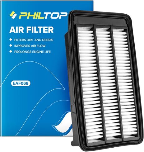 Philtop Engine Air Filter CA11002 استبدال Infinit QX56 2011-2013 ، QX80 2014-2022 و Nissan Armada 2017-2022 ، لوحة جامدة in Kuwait