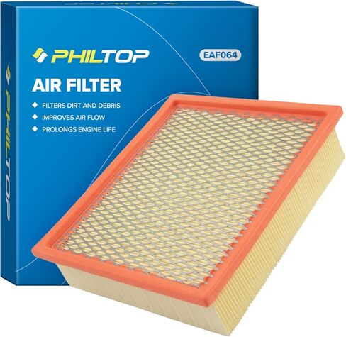 Philtop Engine Air Filter CA11002 استبدال Infinit QX56 2011-2013 ، QX80 2014-2022 و Nissan Armada 2017-2022 ، لوحة جامدة in Kuwait