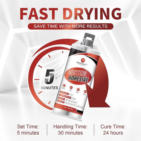 إيبوكسي لإصلاح المعادن شديد التحمل - مادة لاصقة وحشو للألمنيوم والصلب والحديد والبلاستيك والسيراميك. قوة صناعية، مقاوم للماء، يصلح الشقوق والثقوب الرملية. (80 جم/2.8 أونصة) in Kuwait