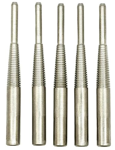 M-9X5 M-9 Standard Tapered Type Mandrels for Cartridge Rolls, 2-3/4" Overall Length, 1/4" x1" Shank x 1/8"x1" Pilot (Pack of 5) in Saudi Arabia
