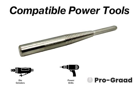 M-9X5 M-9 Standard Tapered Type Mandrels for Cartridge Rolls, 2-3/4" Overall Length, 1/4" x1" Shank x 1/8"x1" Pilot (Pack of 5) in Saudi Arabia