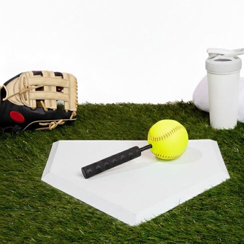 أداة تدريب الكرة اللينة الدوارة من Pitch Break - مدرب قوة الإصبع وأداة نصب الثبات للأباريق السريعة، تعزز قوة القبضة، وتزيد من معدل الدوران والدقة، كرة 12 بوصة قبضة بأربعة درزات in Saudi Arabia