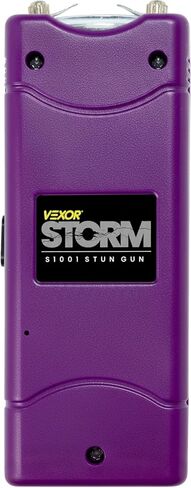 Vexor Storm Mini S1001 Personal Safety Device - Compact Rechargeable with LED Light - USB Charging - Pocket Size - Safety Lock - Includes Training Guide in Saudi Arabia