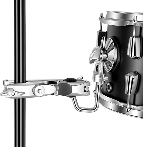 RANMING توم المشبك سبائك الألومنيوم أجراس البقر المشبك الطبول مجموعة تصاعد المشابك مع العالمي أومني الكرة و L-قضيب الطبول مجموعة المشابك ل Toms Cowbells Jam كتل الدفوف in Kuwait