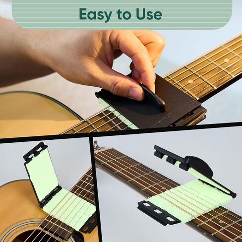 Guitar String Cleaner Fret Floss: Fretboard Cleaner Cloth Guitar Cleaning Kit - Strings Tools Scrubber Guitar Accessories Maintenance Care Kit for Bass Ukulele Violin (3 Pack) in Kuwait