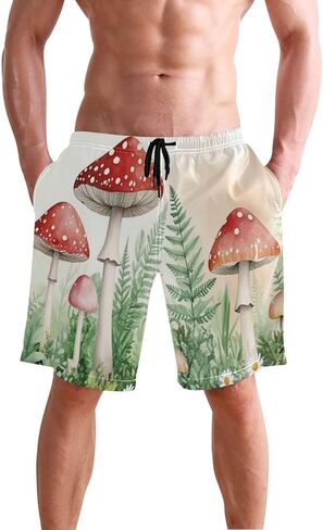 Men's Swim Trunks Mens Board Shorts Quick Dry Swimwear Pants with Mesh Lining in Saudi Arabia
