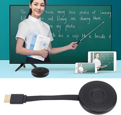 محول دونجل للعرض 4K، جهاز استقبال انعكاس الشاشة لواجهة الوسائط المتعددة عالية الدقة مع Miracast، لنظام Android iOS OS X WINS10 in Kuwait