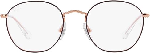 Ray-Ban Kids 'Ry9572V Rob Round Prescription Eyewear ، عدسة ذهبية/تجريبية ، 46 مم in Kuwait