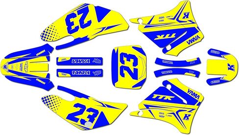 مجموعة الرسومات ل yamaha ttr125 (2000-2007) سلسلة Evader Blue Red 16 Mil-dirt الدراجة المخصصة لسباق الرسم. in Kuwait