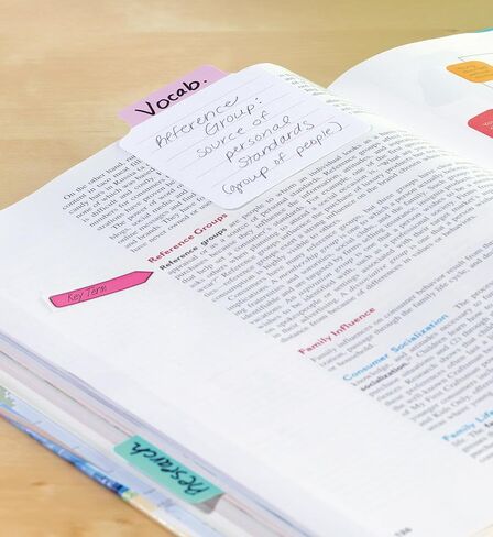 Post-it Arrow Flags, Assorted Primary Colors, .47 in Wide, 100/On-the-Go Dispenser, 1 Dispenser/Pack (684-ARR1) in Kuwait