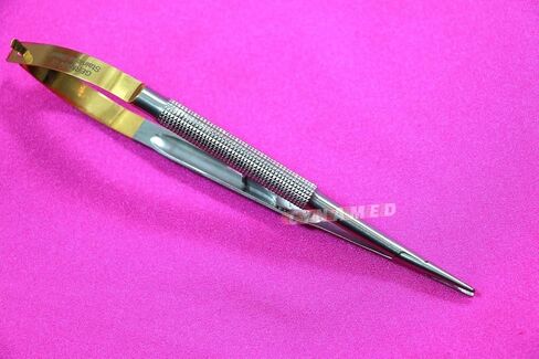 Premium German Castroviejo Micro Needle Holder Straight TIP TC 6 Inches Dental Instruments CYNAMED in Kuwait