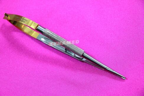 Premium German Castroviejo Micro Needle Holder Straight TIP TC 6 Inches Dental Instruments CYNAMED in Kuwait