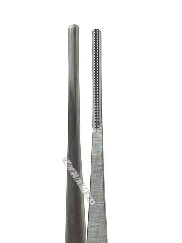 German 1 Each Debakey Forceps Serrated Narrow Tips for Atraumatic Veterinary Microscopy Dissection Comes in Gold Handle 12" in Kuwait