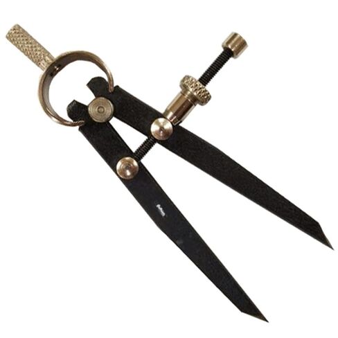 German Style Compass Divider 3" Fine Point Precision Measuring for Jewellery Marking, Scribing, Craftsman, Architect,Artist,Carpenter Divider Calipe in Saudi Arabia