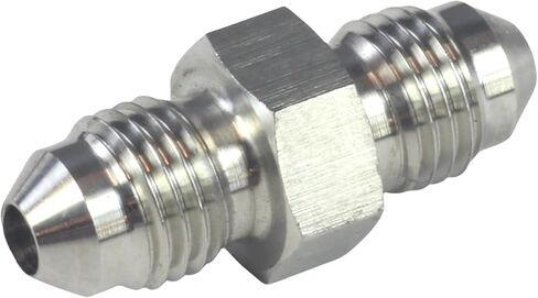 HFS(R) 1/4 "JIC ذكر x 1/4" JIC ذكر مضيئة الاتحاد أنبوب تجهيزات أنابيب مستقيم الفولاذ المقاوم للصدأ 304 in Saudi Arabia