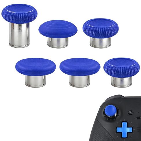 6 in 1 Swap Magnetic Thumbsticks Set for Xbox Elite Series 2 Controller,Replacement Joysticks Parts for Controller Elite Series 2/Elite Series 2 Core Controller(Blue) in Kuwait