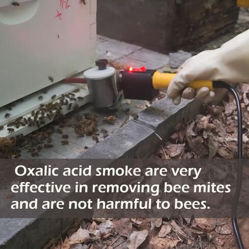 Oxalic Acid Vaporizer, Oxalic Acid Atomizing Beekeeping Equipment for Beehive MITE Treatment for Bees 12V 180W in Saudi Arabia