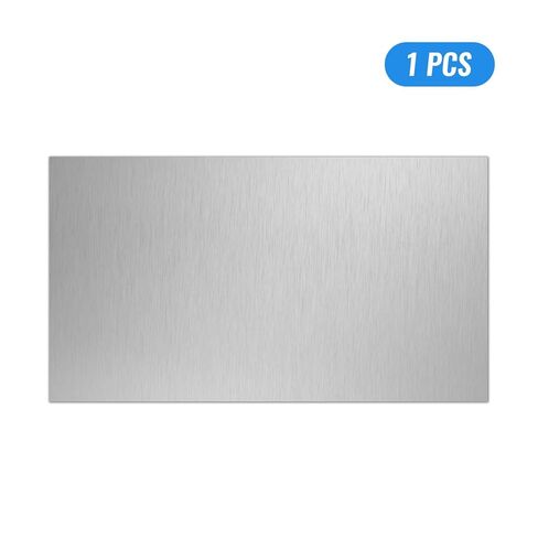 1mm Stainless Steel Sheet 6x6 Inch, 430 Magnetic Stainless Steel Plate, 18 Gauge Metal Sheet for Wall, DIY, Crafts, Jewelry, Electrical Repair (2 Pack) in Kuwait