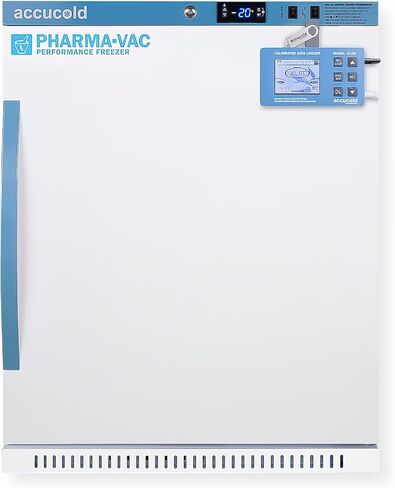 Accucold AFZ5PVBIADADL2B Vaccine Freezer; 3.88 cu.ft Capacity; Manual Defrost; ADA Compliant; Resettable Min/Max Display; Digital Data Logger (DDL) Included; Interior Light; Adjustable Temperature in Saudi Arabia