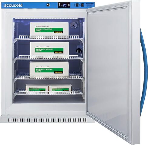 Accucold AFZ5PVBIADADL2B Vaccine Freezer; 3.88 cu.ft Capacity; Manual Defrost; ADA Compliant; Resettable Min/Max Display; Digital Data Logger (DDL) Included; Interior Light; Adjustable Temperature in Saudi Arabia