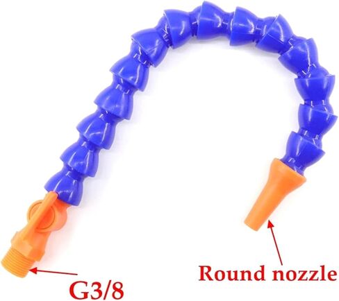 cnc milling machine mist cooling. 1/2 3/8 1/4'' Cooling Pipe Male Thread 300~700mm with Nozzle for CNC Milling Lathe(5pcs-switch g3/8 round 600mm) in Kuwait