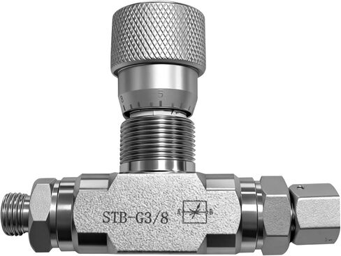 STB-G3/8 مع L08 موصل أنبوب نوع أنبوبي هيدروليكي ثنائي الاتجاه صمام مقيد التحكم في التدفق، صمام التحكم في الخانق ثنائي الاتجاه للهيدروليكي in Kuwait