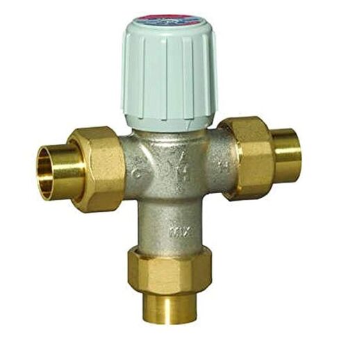 Honeywell AM100US1LF Union Sweat Mixing Valve, 70 F - 145 F, 1/2" in Saudi Arabia