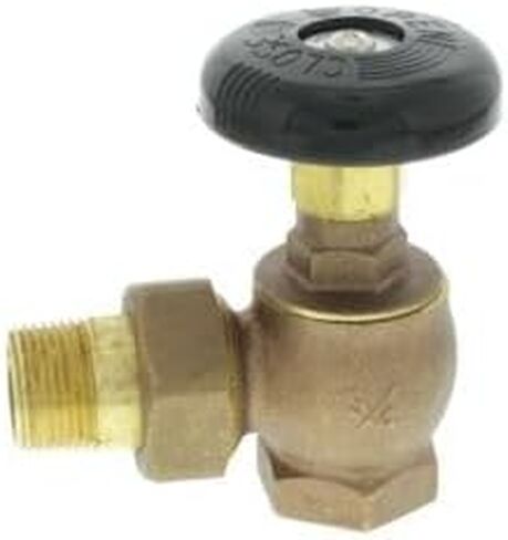1-1/2" Steam Radiator Valve, Air Vent Temperature Control, FIP x Male Union Brass in Saudi Arabia