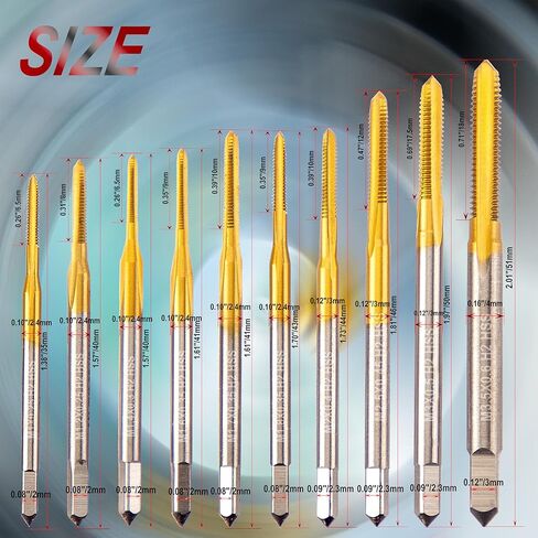 5/16"-18 UNC Thread Tap, Ti-Coated M2 HSS 5/16x18 UNC Thread Milling Tap Right Hand in Kuwait