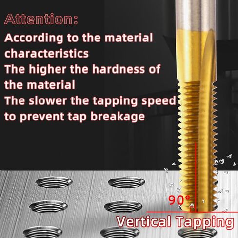 5/16"-18 UNC Thread Tap, Ti-Coated M2 HSS 5/16x18 UNC Thread Milling Tap Right Hand in Kuwait