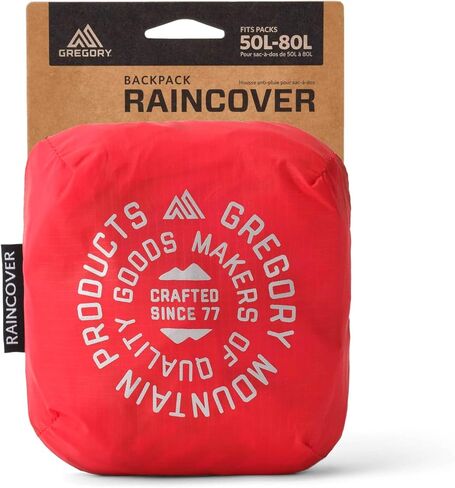 Gregory 80L-111L LARKPACKING RAINCOVER ، Black Sbostidian in Kuwait