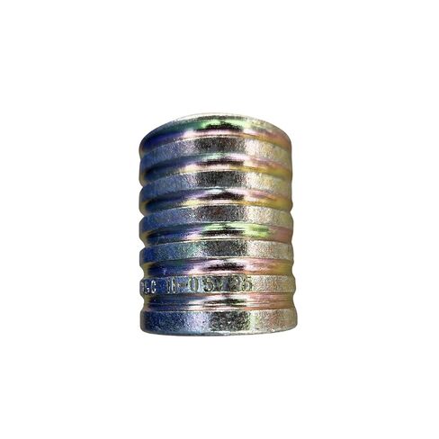 Threaded Inserts for Wood - DSC H-05/25 Yellow Zinc Plated Steel Screw-in Nuts, Self-Tapping Internal Threaded Bushings for Furniture, MDF & Plastic, Hex Drive Flush Mount in Saudi Arabia