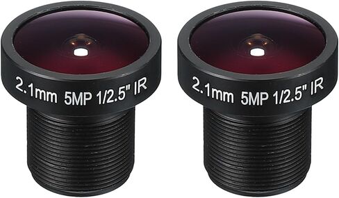 Patikil 2.1mm CCTV Camera Lens ، F2.0 FPV Security Lens 5MP 160 ° BAND in Kuwait