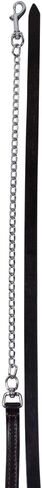Billy Royal Leather Lead with Chrome Chain for Horses | Premium Heavyweight Leather | Ideal for QH, Arabian, & Petite Headed Quarter Horses in Saudi Arabia