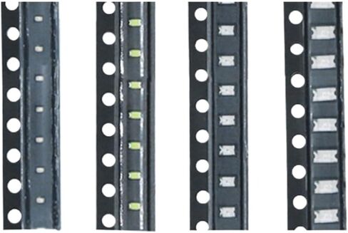 100pcs 0402 0603 0805 1206 SMD Led Red Yellow Green White Blue Orange Light Emitting Diode Water Clear LED Light Diode Set(0402 White) in Saudi Arabia