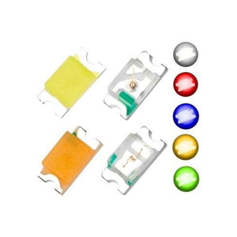 100 قطعة 0603 SMD LED صمام ثنائي باعث للضوء للأشعة فوق البنفسجية (أخضر اليشم) in Saudi Arabia