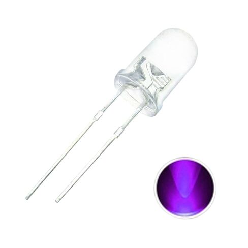 100 قطعة 5 مللي متر LED ديود مجموعة متنوعة صمام ثنائي باعث للضوء (100 قطعة أبيض دافئ) in Saudi Arabia