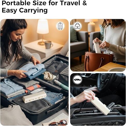 Foldable Pill Organizer Weekly 2 Times a Day, 7 Day Portable AM PM Travel Pill Case with Black&White Labels, Dual-Protection Daily Medicine Box, Large Pill Container for Vitamin/Supplement-Khaki in Kuwait