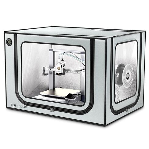 3D Printer Enclosure for Bambu Lab A1 Combo, Stainless Steel Frame Enclosure with LED Light, Fireproof Dustproof Noise Reduction Constant Temperature 3D Printer Cover, 838x588x588MM in Kuwait