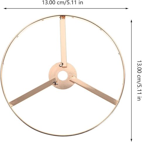 Shade Holder Lampshade Rings Diy Pendant Lamp Ring Chandelier Frame Diy shade Frame s Shade Chandelier Iron Shelf Double Layer E27 in Saudi Arabia